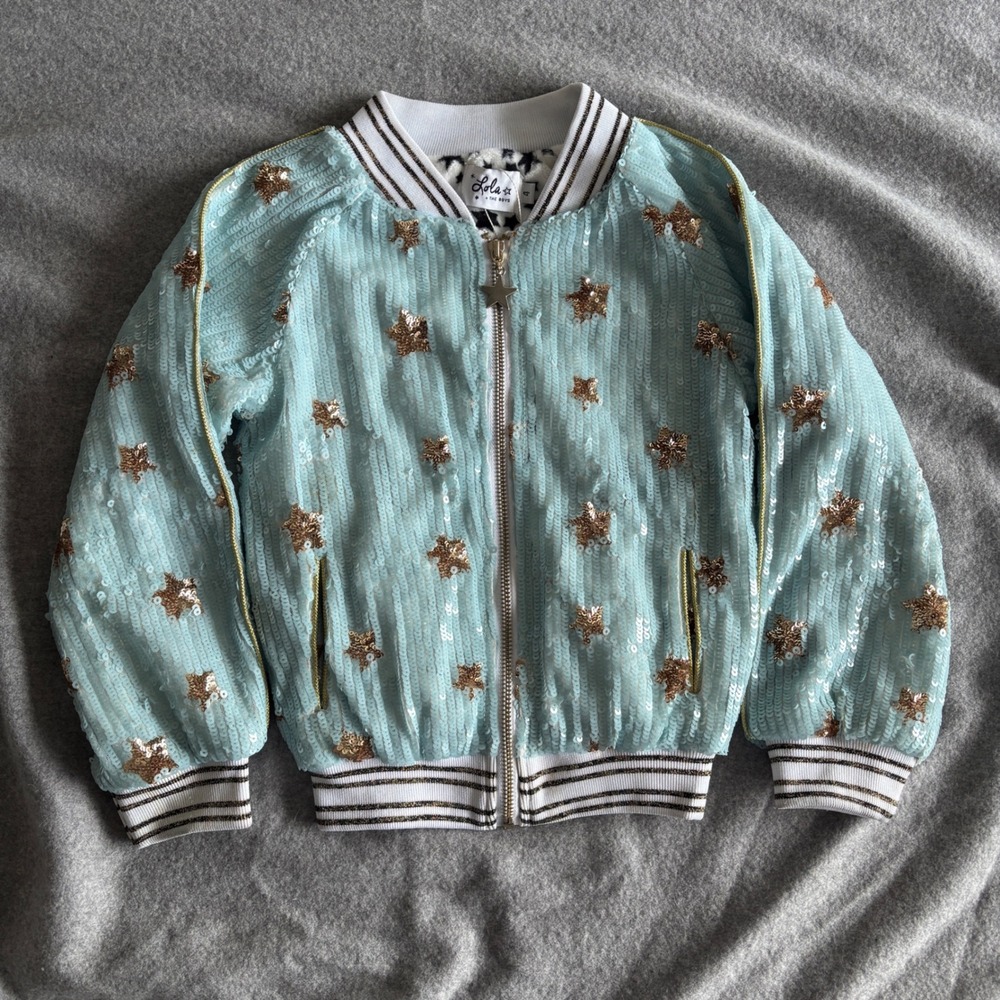 Lola + The Boys Out Of This World Sequin Jacket NWOT